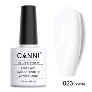 לק ג'ל קאני - CANNI 023 לבן טיפקס
