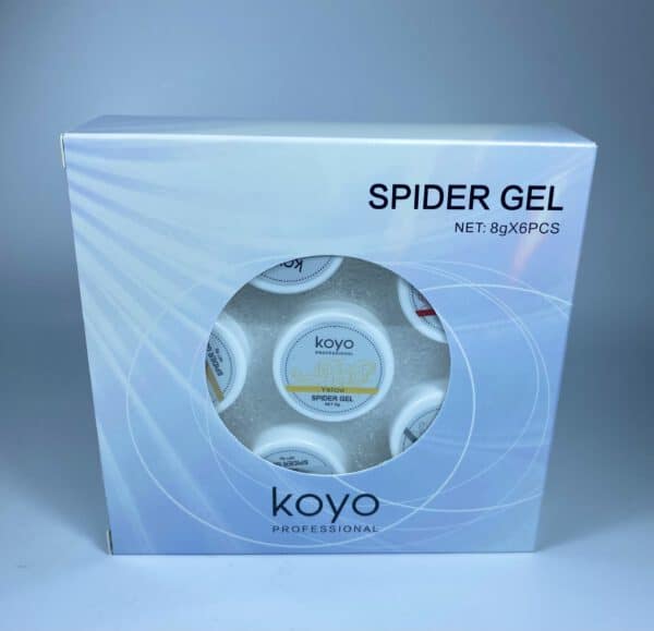 סט 6 גוונים ספיידר ג'ל - KOYO