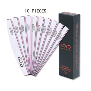 מארז 10 פצירות קויו חצי ירח 100/180 - KOYO
