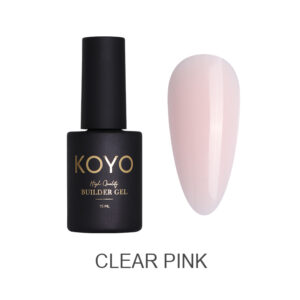 בילדר ג'ל 15ML-  CLEAR PINK -  קויו