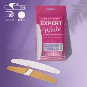 פצירות מדבקה 240 גריד - חצי ירח סטאלקס